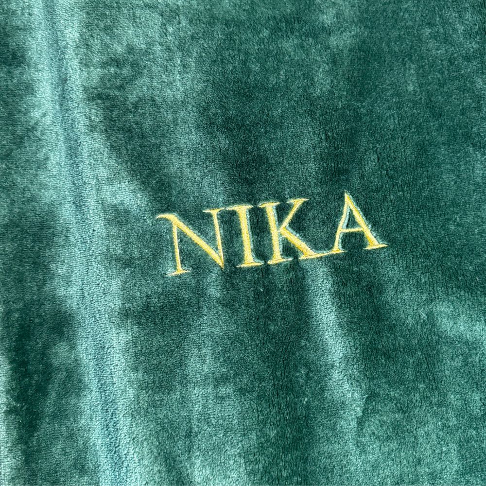 Personalizowany kocyk – zielony