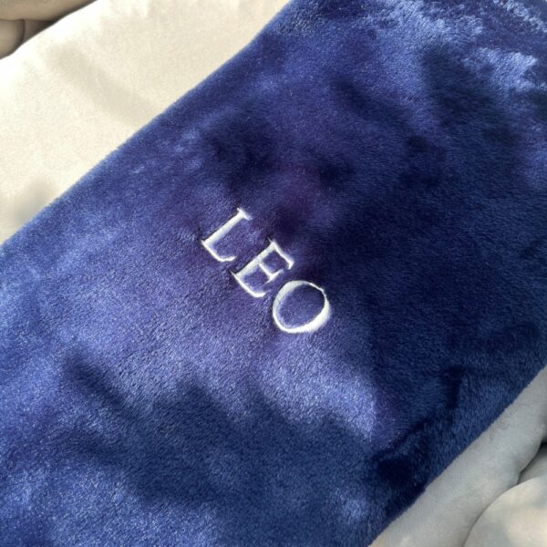 Personalizowany kocyk - niebieski