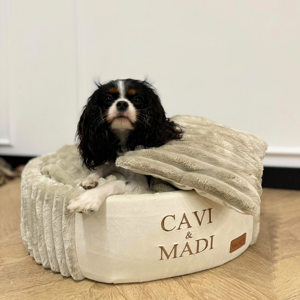 Legowisko Pufa - jasnokremowa - obrazek 4