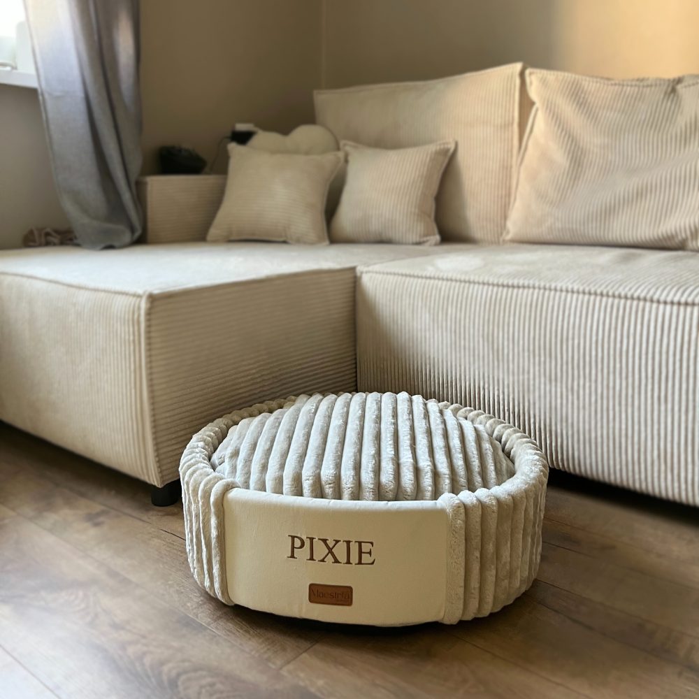 Legowisko Pufa - jasnokremowa - obrazek 2