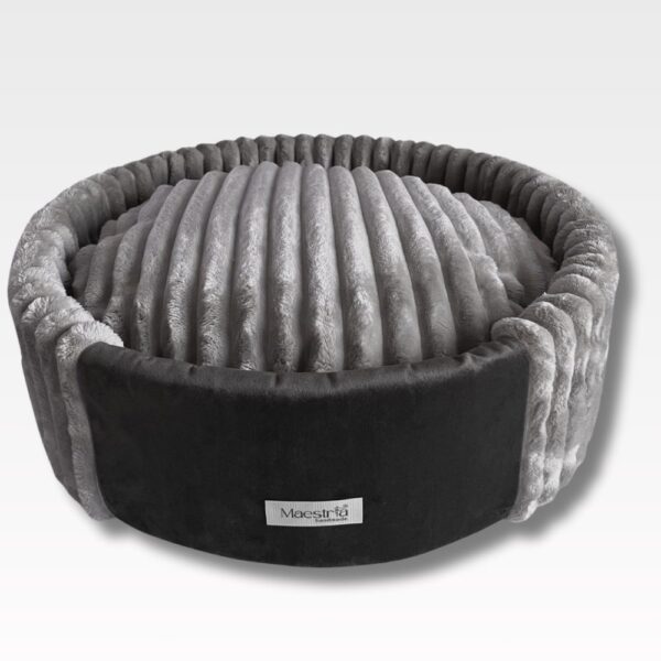 Legowisko Pufa - szaro-antracytowa