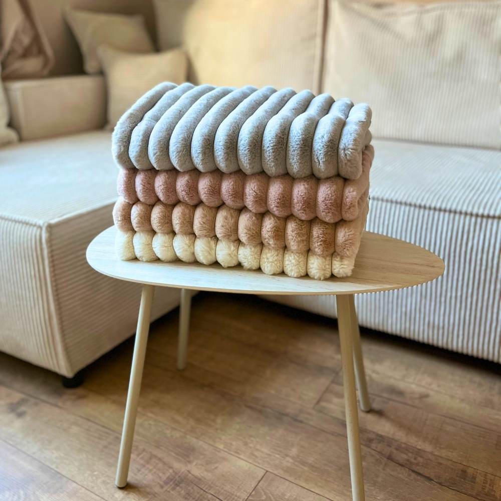 Kocyk Comfy - szary - obrazek 2