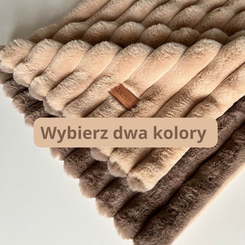 Kocyk Comfy - mix - wybierz dwa kolory